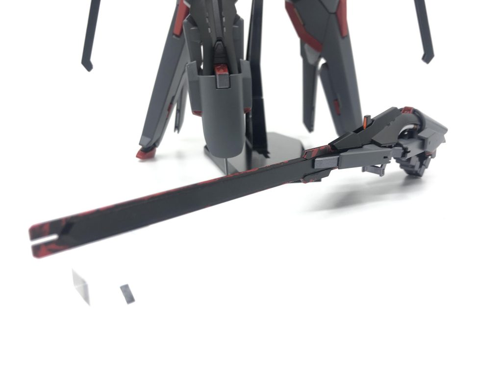 ライフルの刃部分のみ、ラップ塗装を施してあります。