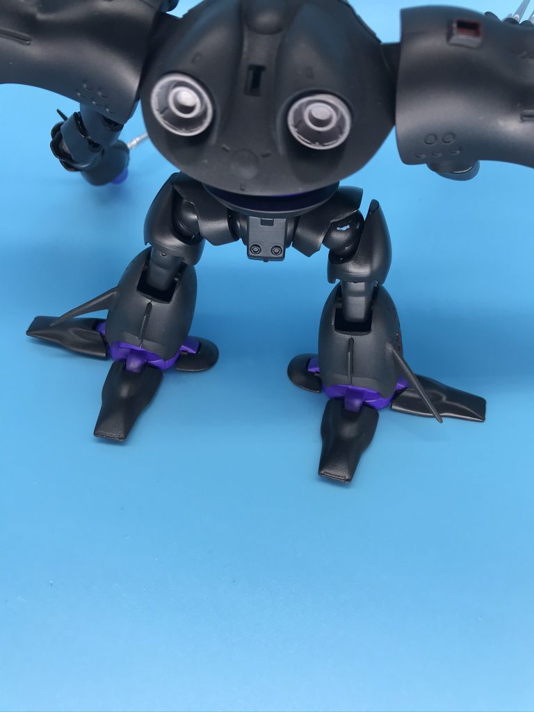 バックから、脚にフィンを足しました。