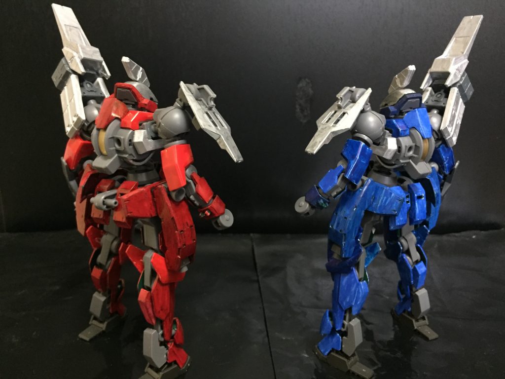 言い訳ですが、作成当時あらゆるマーカーが底をつきまして、リアルタッチマーカーで仕上げた結果このような塗装となっています。