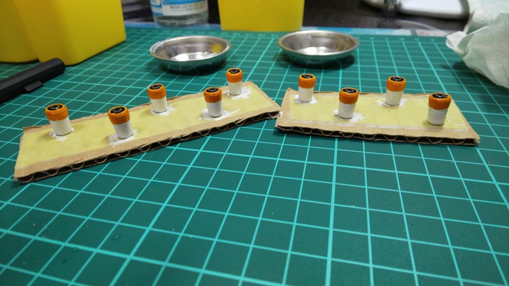 カートリッジ部分を機体色に合わせて塗装