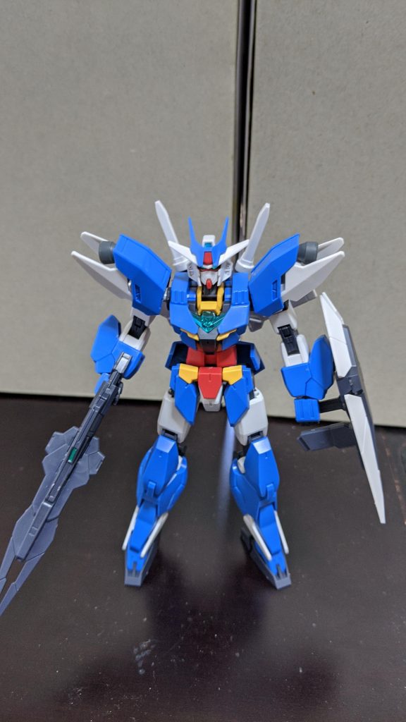 アクセルアースリィガンダム
通常のアースリィガンダムと比較するとより立体的な軌道が可能になりました。