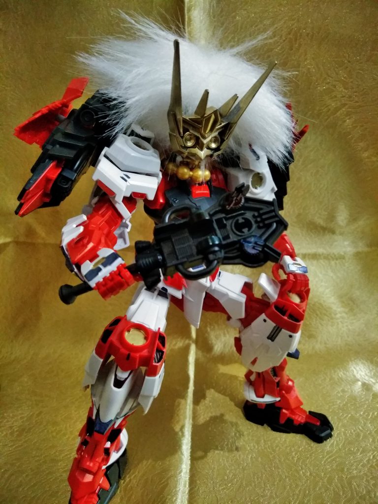 軍配は風林火山に合わせガンマカで
メタブルー、メタグリーン、メタレッド、メタオレンジで塗装してます！！