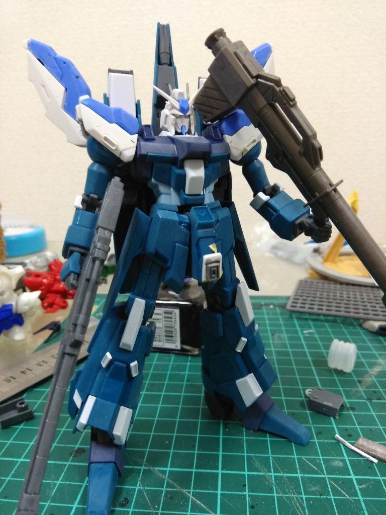 基本はリゼルとHi-νガンダムのミキシングです。