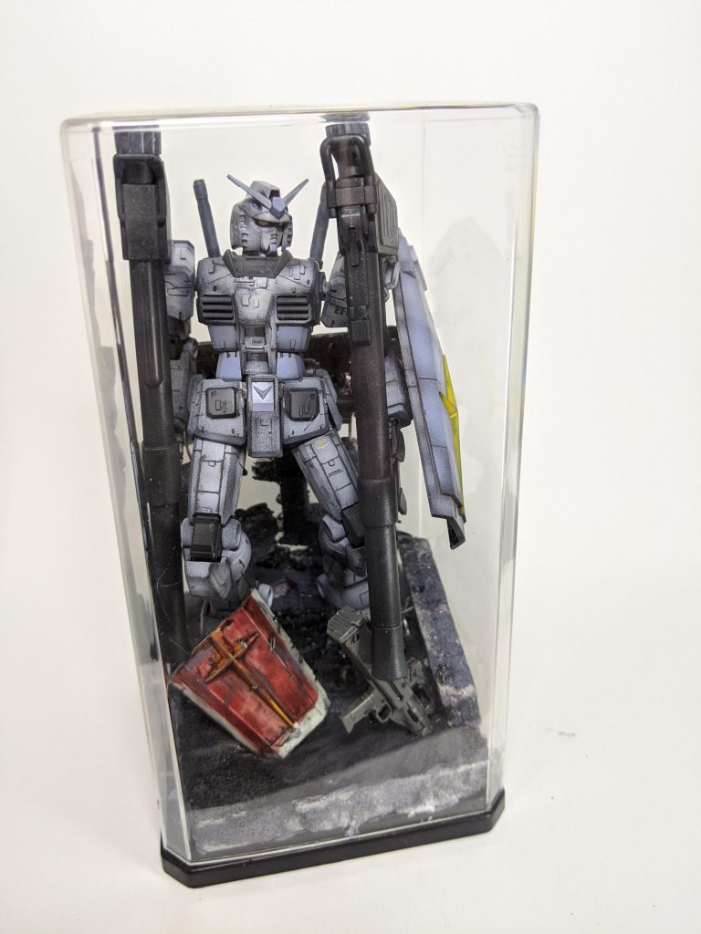 百均ジオラマたち G3ガンダム ザクⅡS型 ジムWD隊｜moppuさんの