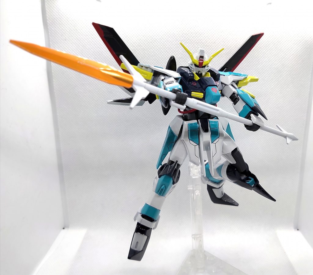 ジャベリンorトライデント？
rx-78-2やガンダムグリープ、ブラストインパルスくらいしか持ってないレアな感じがしてオリジナル感あっていいです。