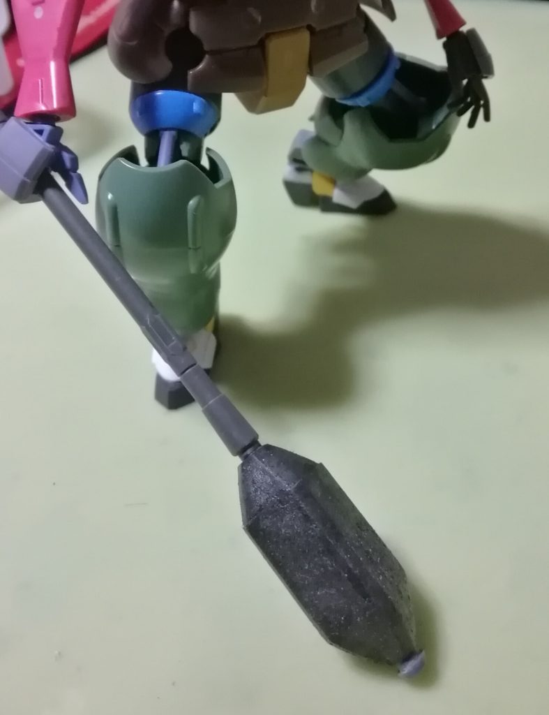 鋳造表現は接着剤塗って歯ブラシで叩いてます