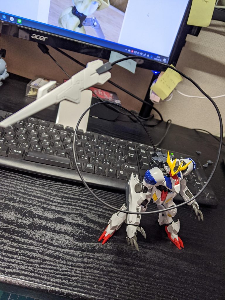 短かったリード線を変更