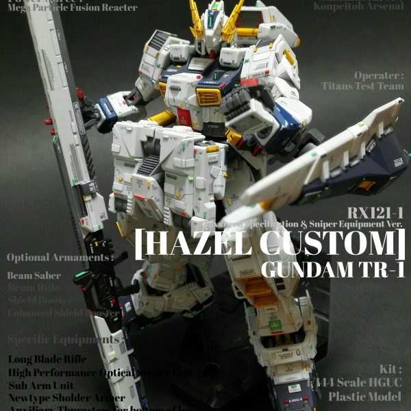 HGUC ガンダムTR-1 [ヘイズル改] スナイパー装備状態