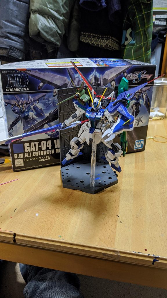 マルチプルアサルトストライカーパック装備!!対艦刀を構えるウィンダム!!