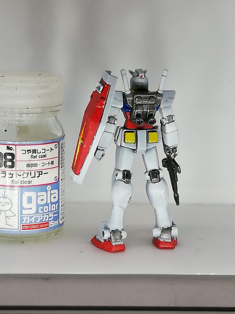 ガンダムをはじめて塗装–5枚目/制作者：ウワンテ