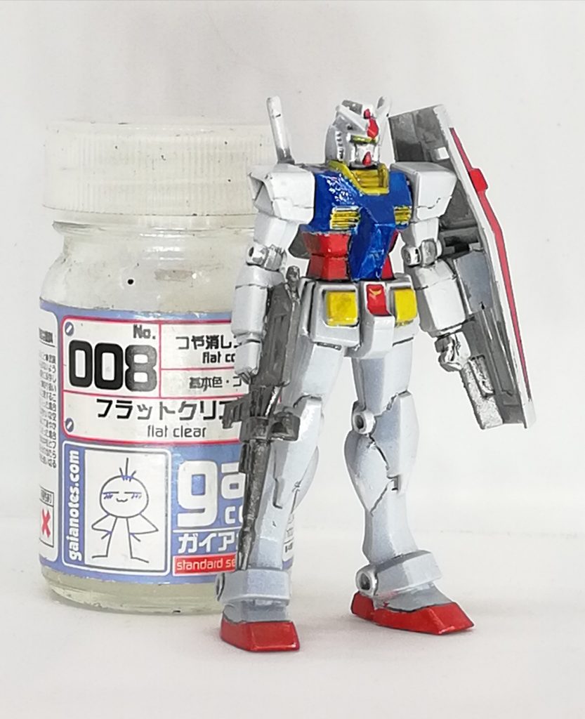 ガンダムをはじめて塗装–3枚目/制作者：ウワンテ