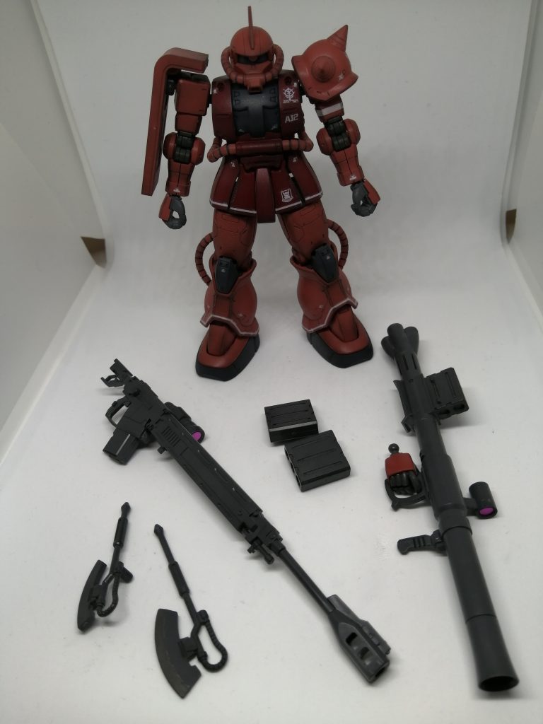 ヒートホークもちょっと塗装。写真だとわかりにくい