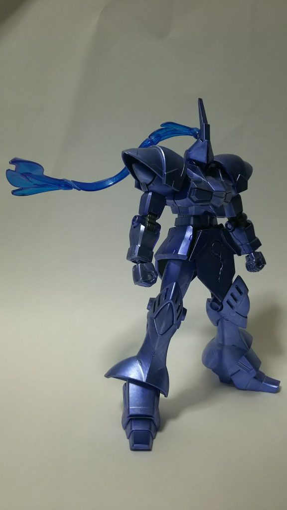 モチーフは見てわかる通り、Fate/Zero、FGOに登場するバーサーカーのサーヴァント【ランスロット】です。使用しているガンプラはギャンスロットで、元々ギャンスロットかランスロットモチーフにしているという事もあり、ギャンスロットでランスロット作ったろと頭の悪い思いつきから作りました。※書いててなに言ってんだ?となりました。