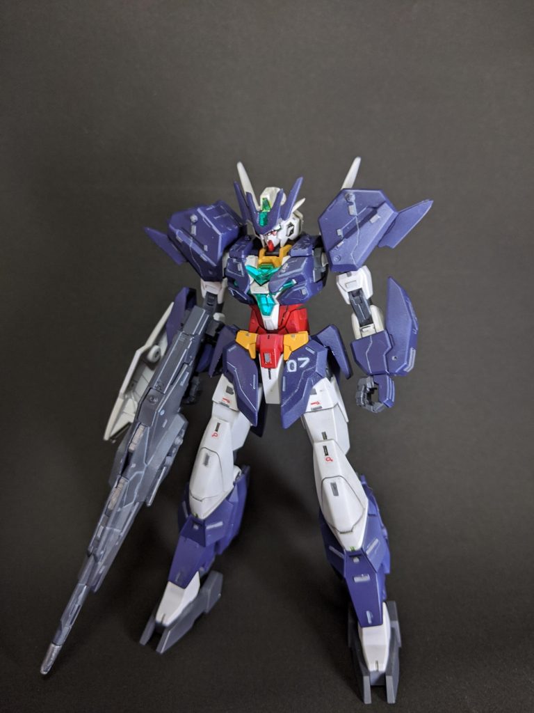 後ろのシールドとセンサーピットを外した身軽な状態すき。
全体的に軽くすじぼりとプラ板ディテールアップしてます。あとはエッジを鋭くした程度。