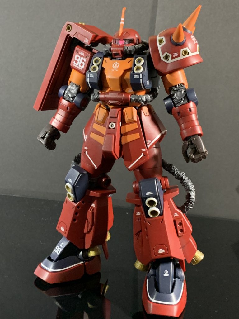 まずはいわゆる「高機動型ザク」の状態。