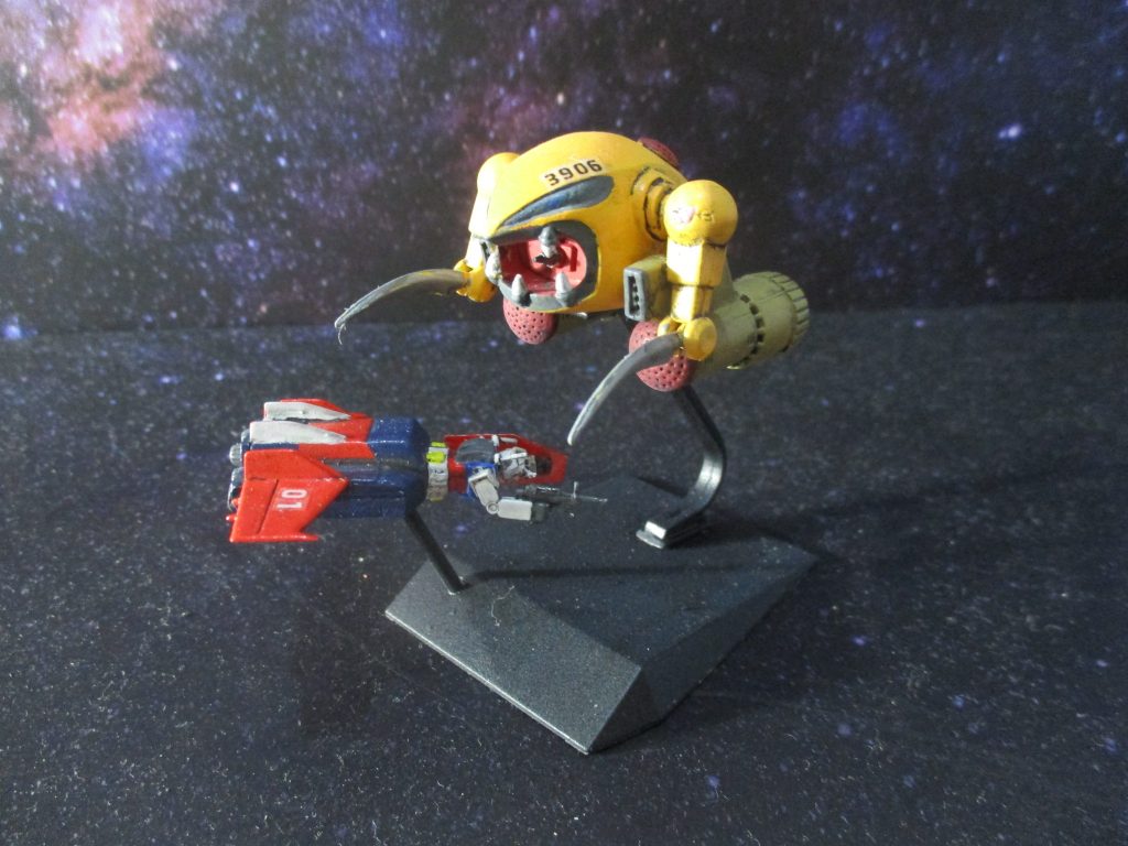 ＭＡザクレロとガンダムスカイ–2枚目/制作者：@magi_chu