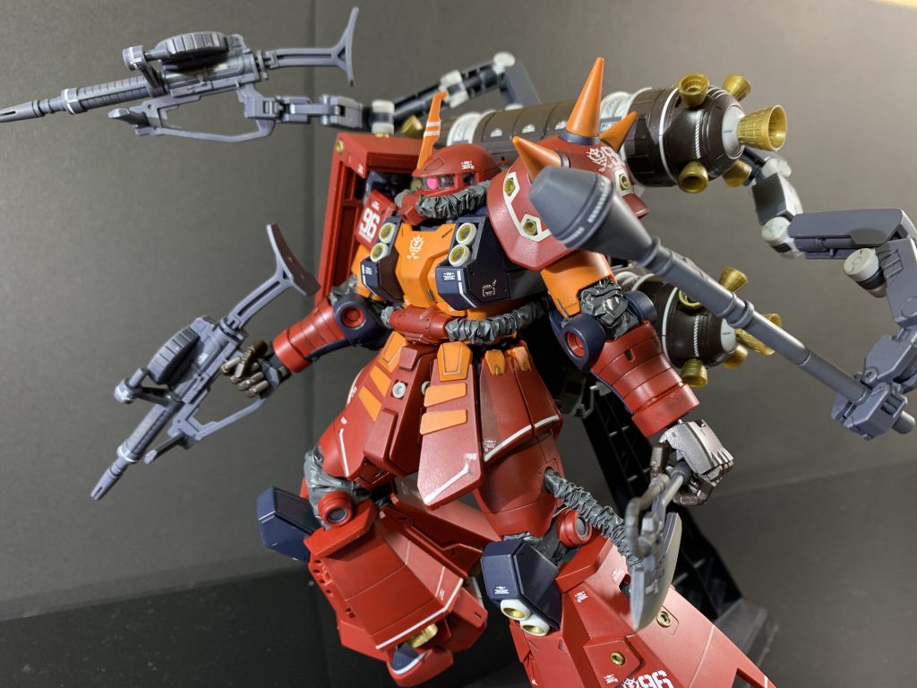 サブアーム展開。