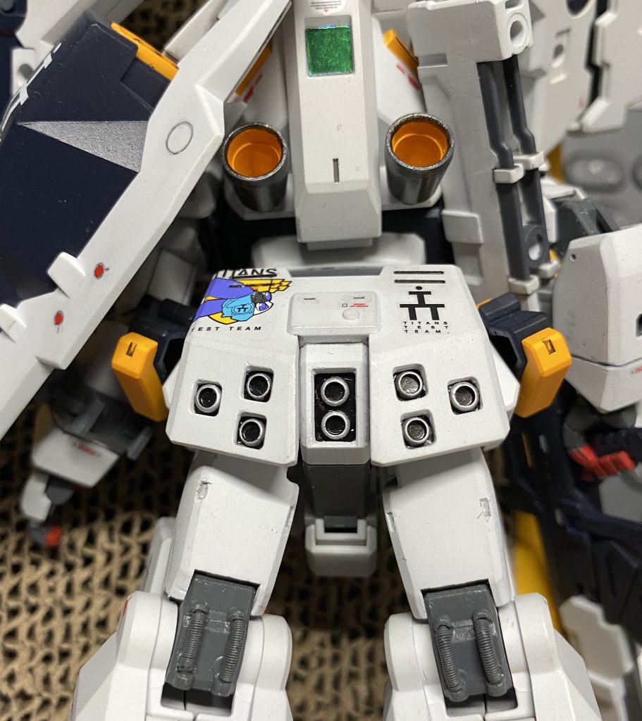 リアアーマー バーニア(ヒザ裏動力チューブもスプリングにしてました)