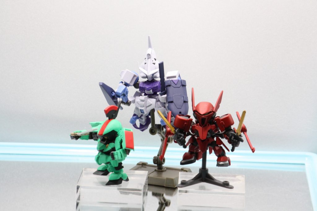 ちょっと前に作った｢キマリストルーパー｣と｢グレイスリッター｣とパシャリ