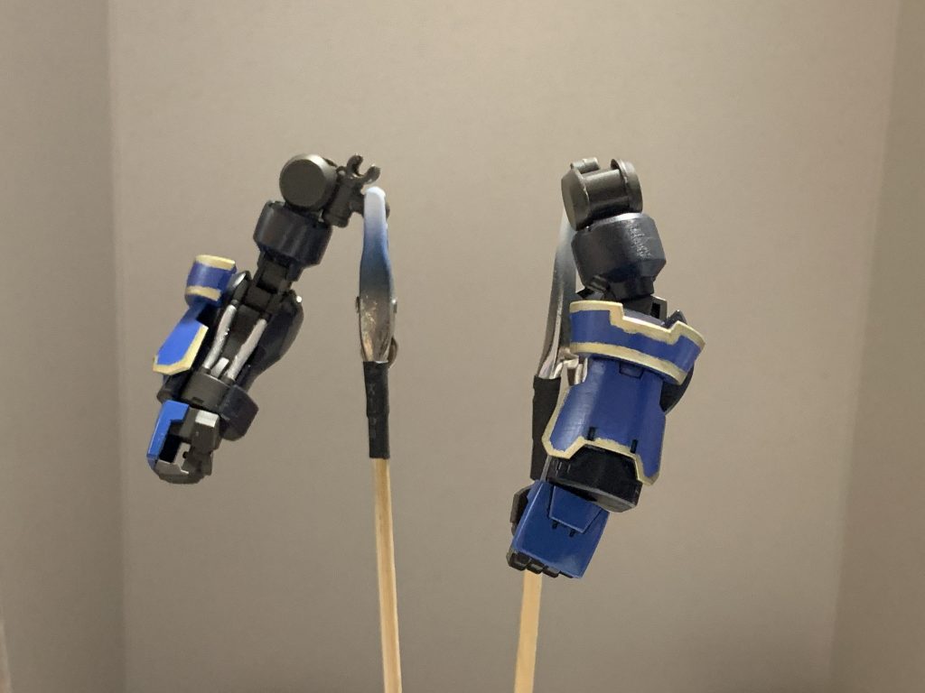 塗装詳細　腕部