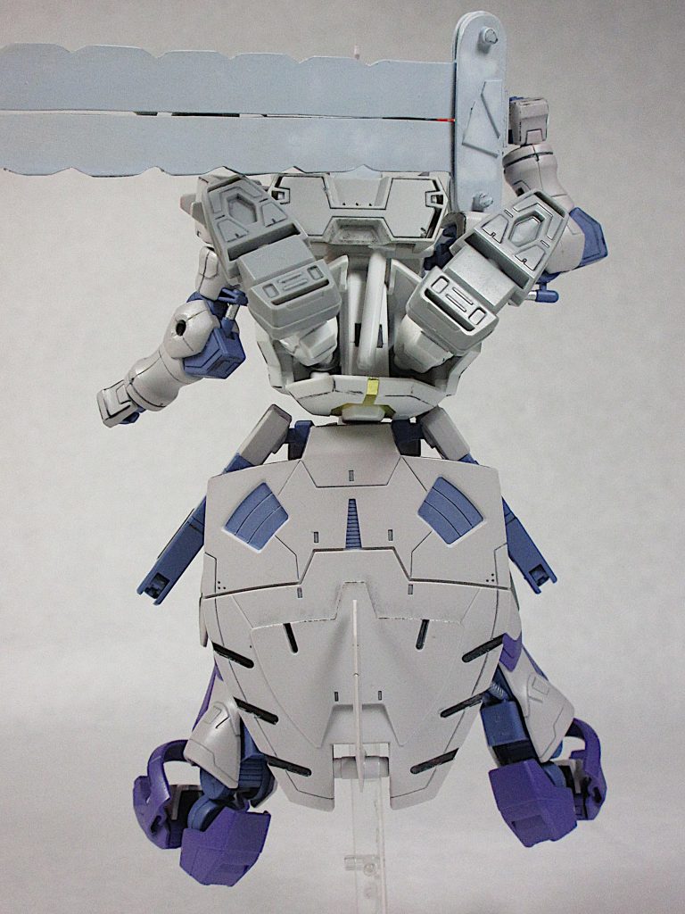 [Back]
バックパックはジャンクパーツ。
SD下半身はBB戦士スターゲイザー使用。
アクリジョン筆塗り部分塗装、
ウェザリング、デカール貼りのち
つや消しで仕上げました。