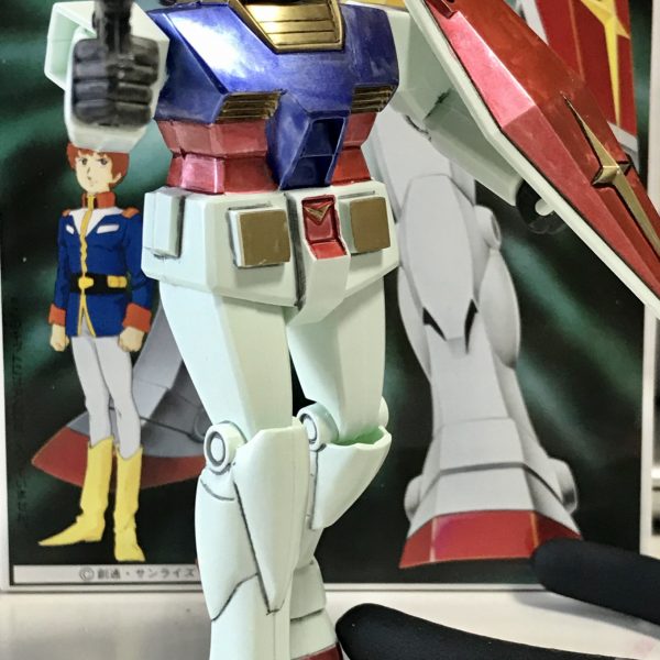 ガンダム（300円）大地に立つ!!