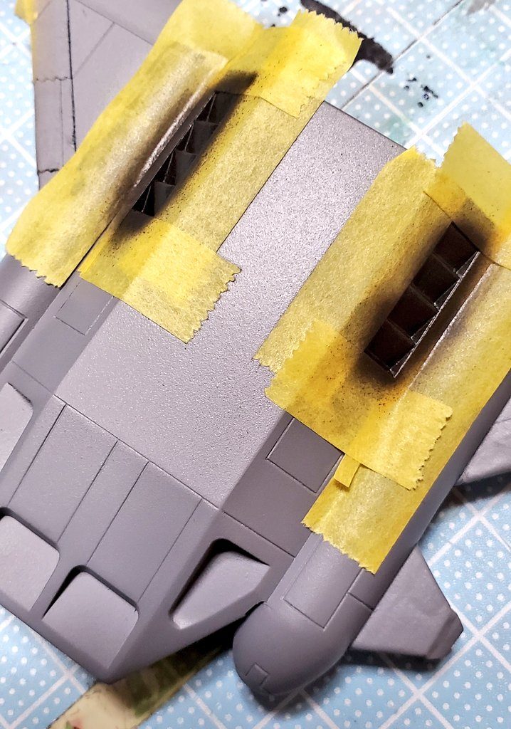 旧キット 1/144 コアブースター–3枚目/制作者:グフマスク