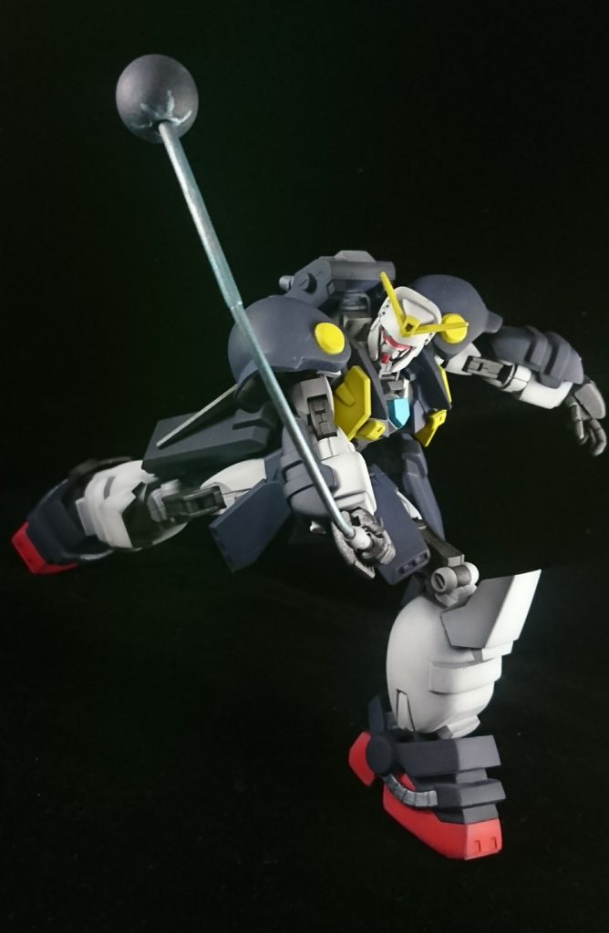 グラビトンハンマーはランナーを加工して、元キットより長くしてます。