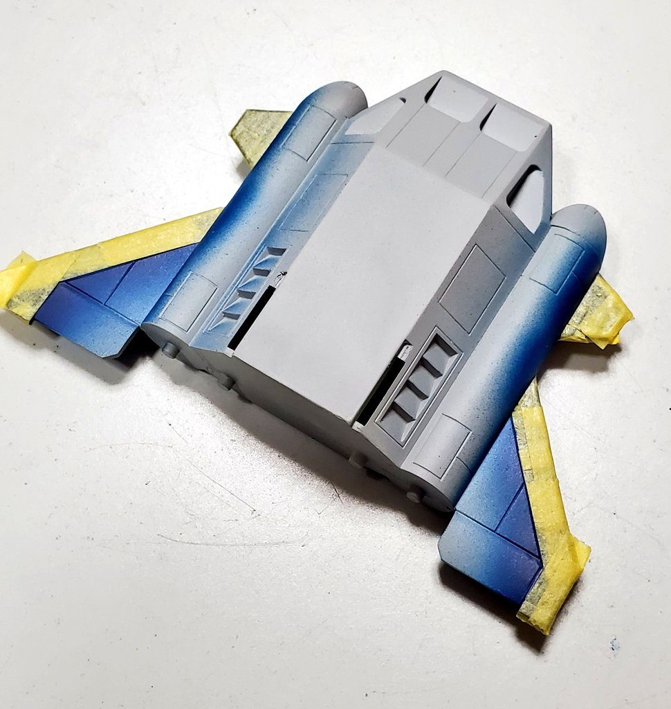 旧キット 1/144 コアブースター–2枚目/制作者:グフマスク