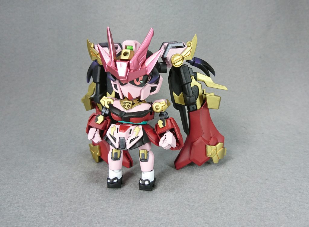 通常形態。胸元をはだけてちょっとセクシーさを出してます…ツインテが大きすぎるのでバランス取るのが大変なのだぜ