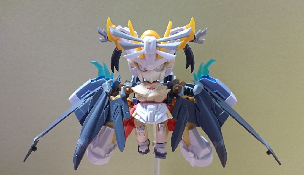 花魁ストライカー(仮)装備の最強形態第一段階。もうちょっと捻りたくてボツに。