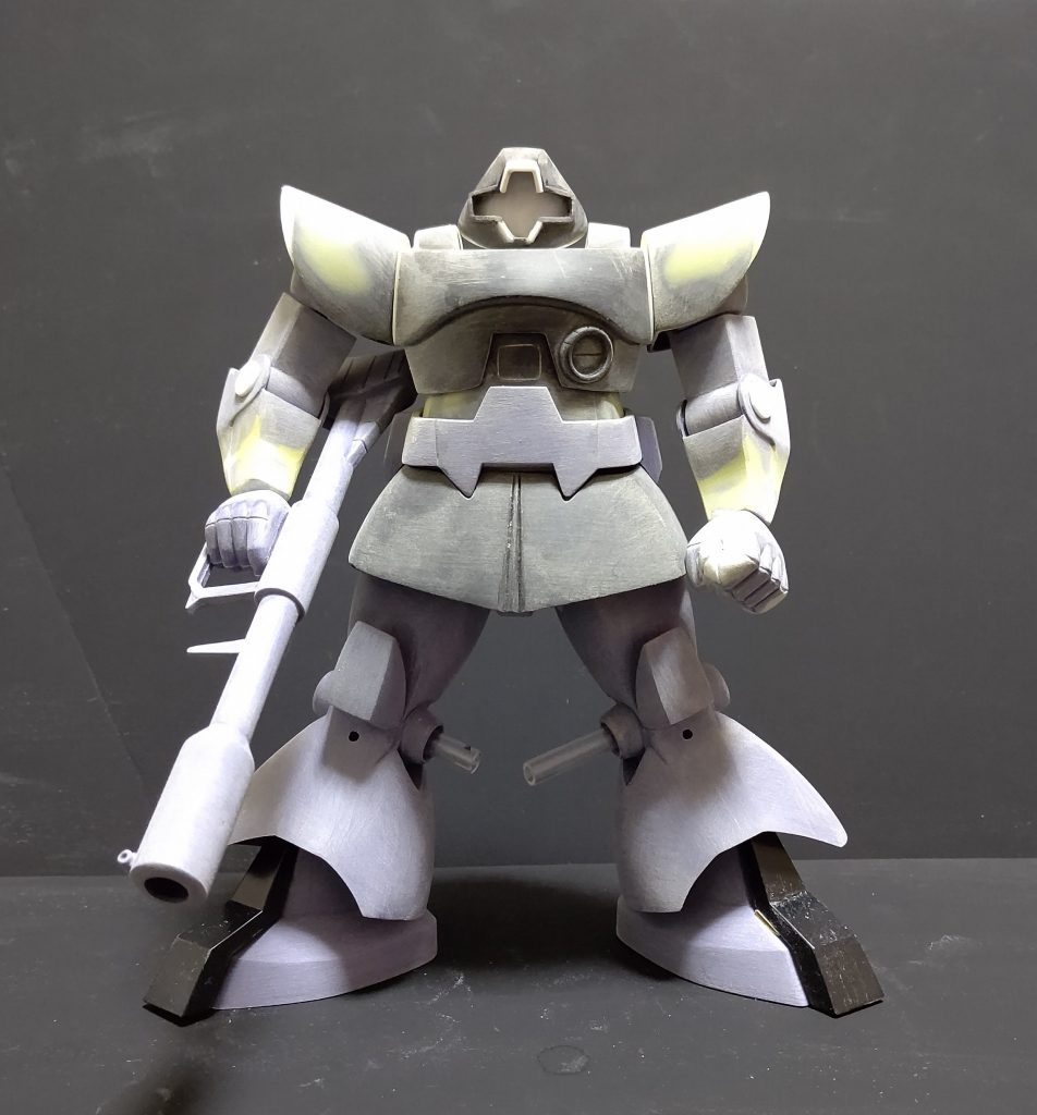 旧キット1/100ドム–2枚目/制作者：マッハコーン