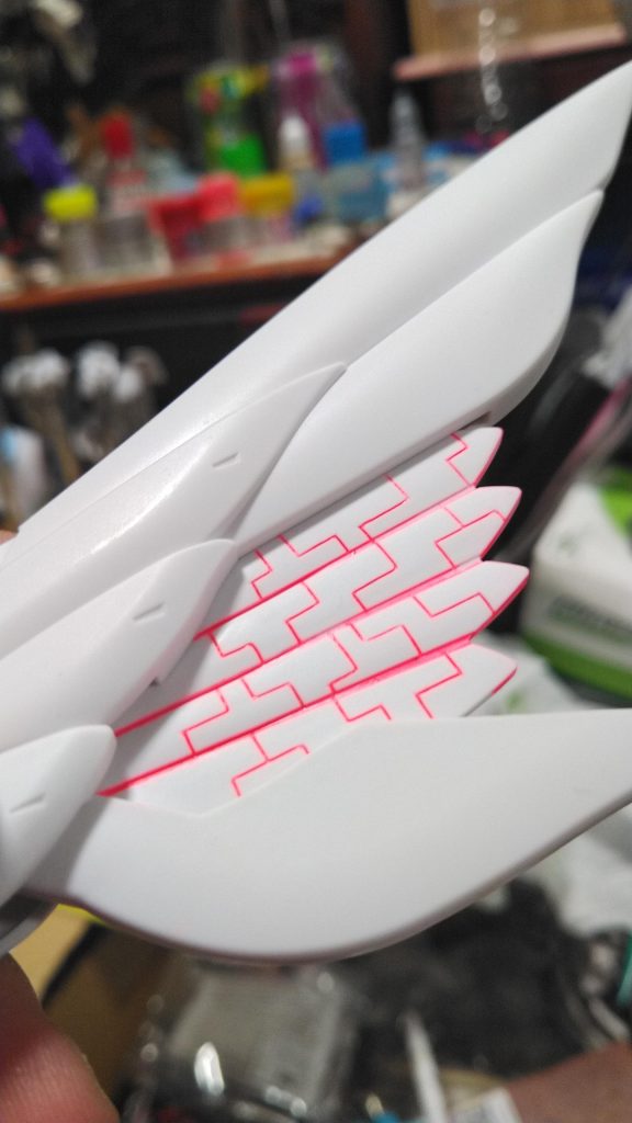 スジボリとやらも初めてやって見ました