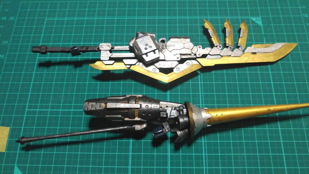 コトブキヤのウェポンユニットを多少改造して塗りました