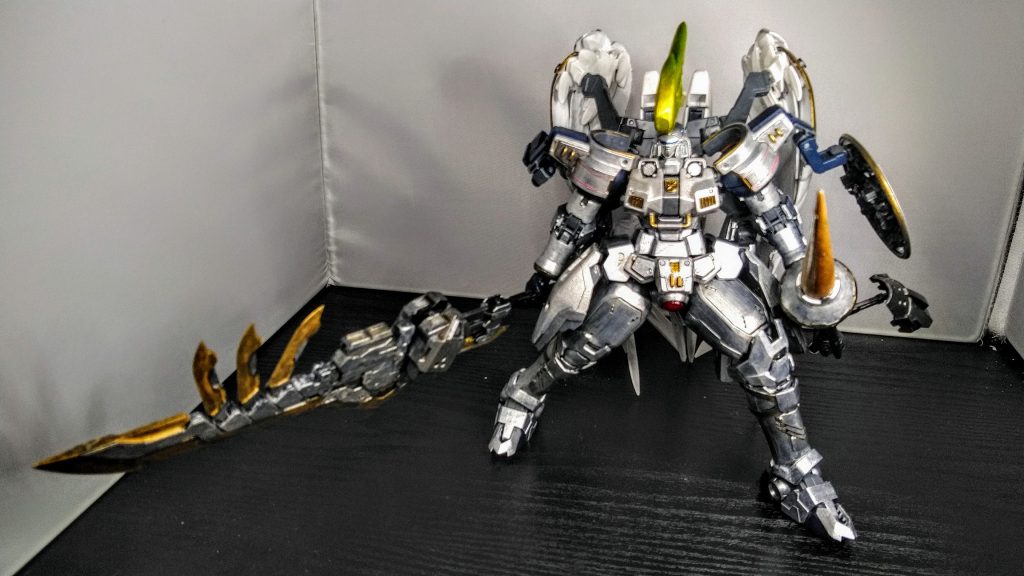 武器の名前は断罪剣(パニッシュメントソード)と飛閃槍(バーニアビームランス)と命名しました