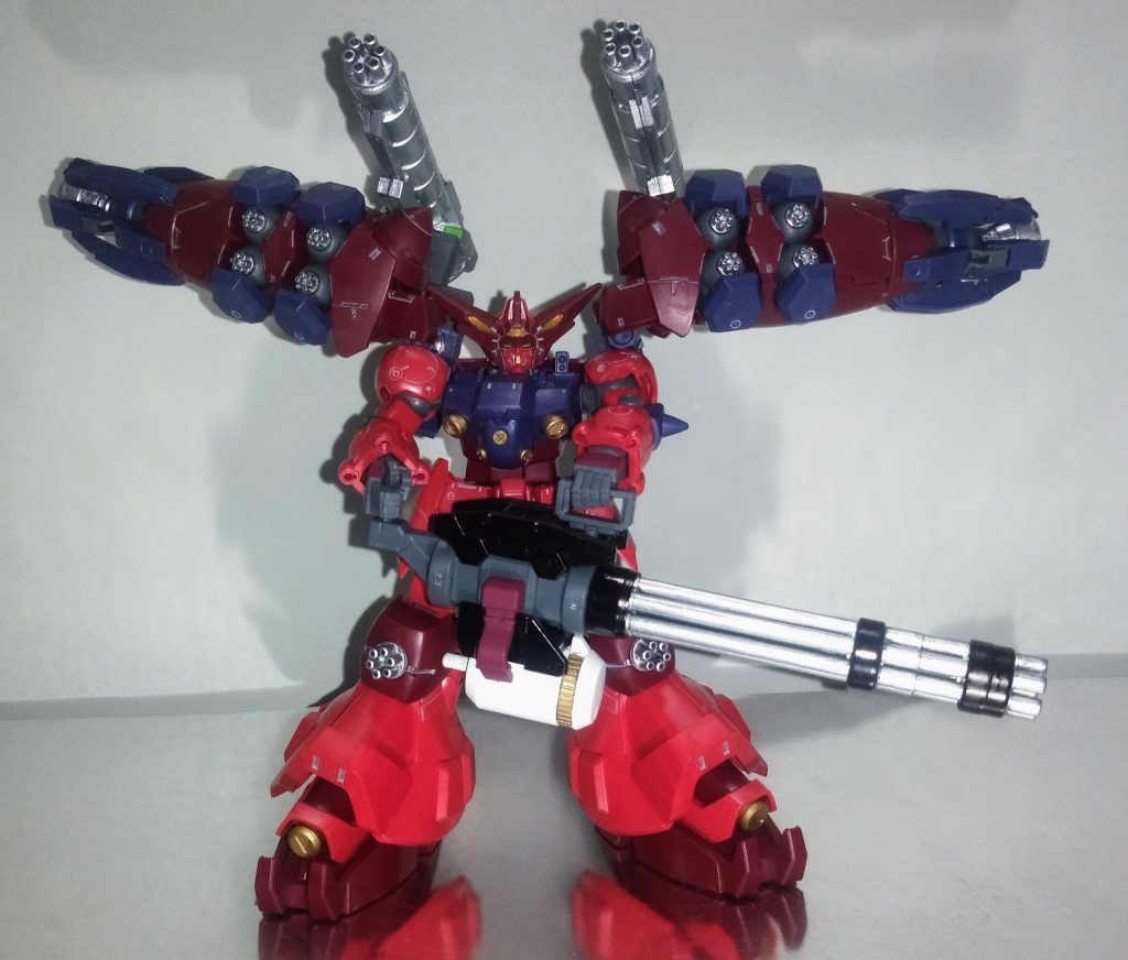 眠っていたジャイアントガトリングが持てたので、あちこちにガトリングを盛りました