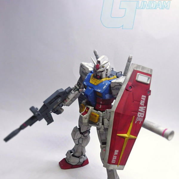 MG3.0ガンダム成型色パステル汚し