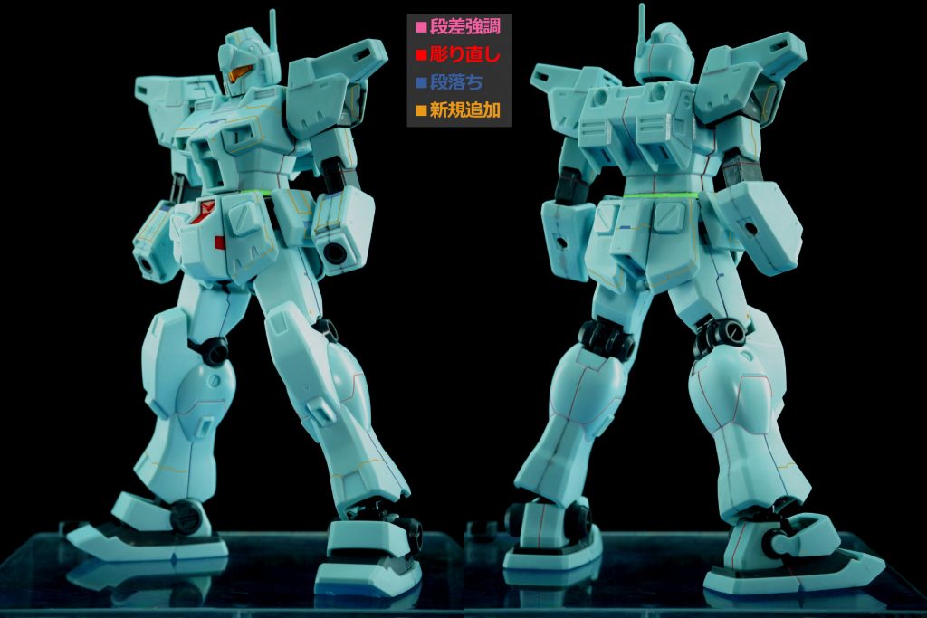 ## 全身のスジボリ
時間がかかった割に大きく印象変えられませんでした。
無念。