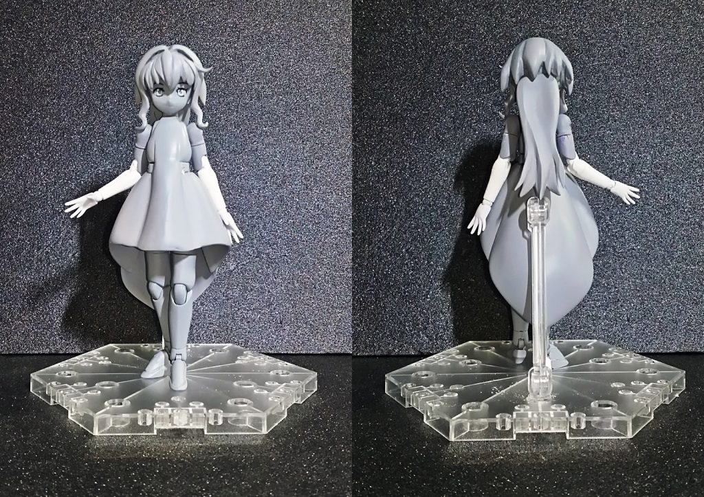 同9月末頃の写真。スカート稼働をあきらめて形にはなったのですが
色々と気に食わない部分が多くここからしばらく積まれます