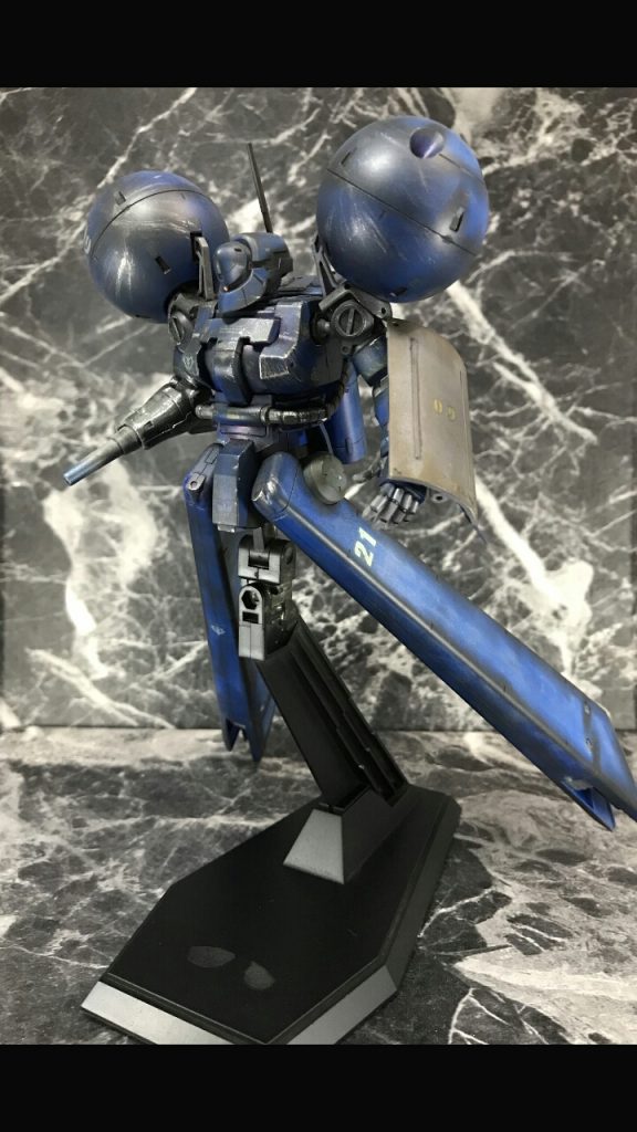 えぇ、分かっております。
歯止めが効かなくなって汚しすぎました・・←

モノアイはHアイズを使っています。