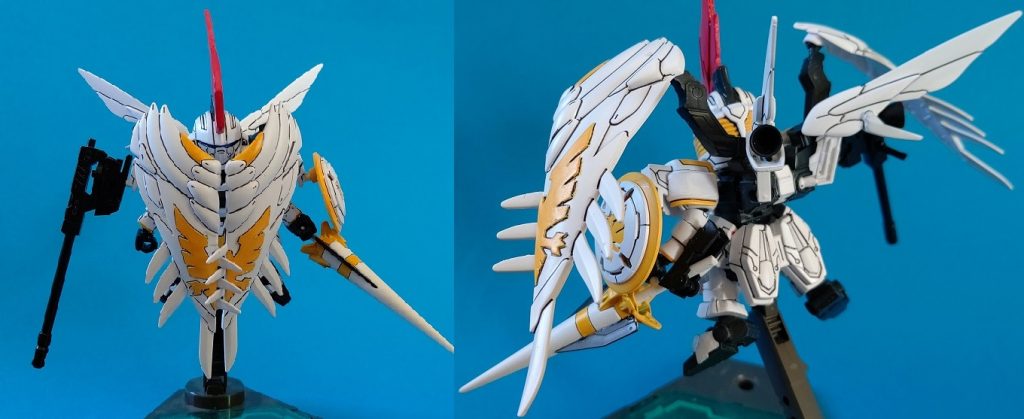 お決まりのポーズと斜め後ろから