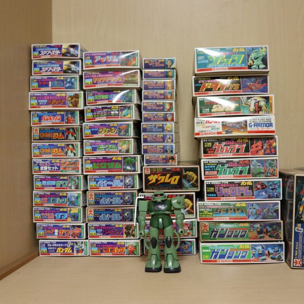 旧キットザク+○○模型店1/1店頭ジオラマ