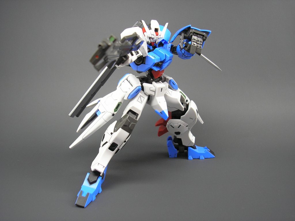 ▲ライフルとナイフを持たせて。