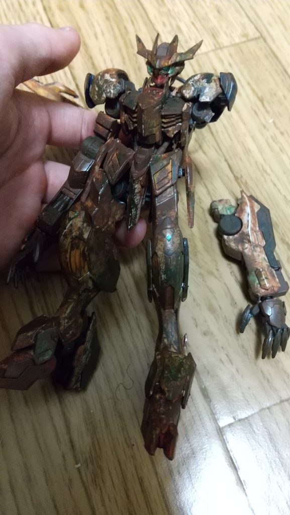 ブンドドしてたら腕が壊れました。( ╹▽╹ )