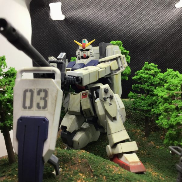 ジオラマ作品　『密林のガンダム』