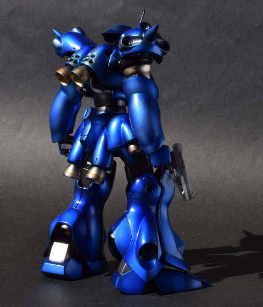 同じく太陽光で。バーニアがこんな色に焼けるか分かりませんが（笑）