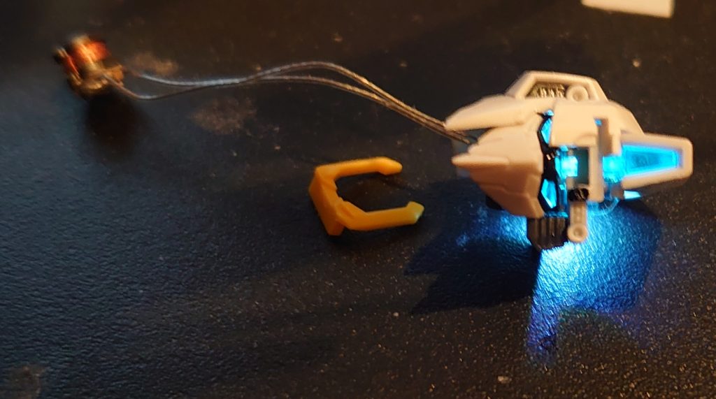 生首もとい発光テスト中