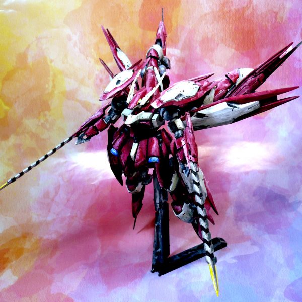 レギンレイズジュリア・カスタム　イラスト風塗装