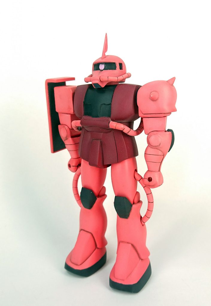 旧キット 1/144 シャア専用ザク–2枚目/制作者：しまさん