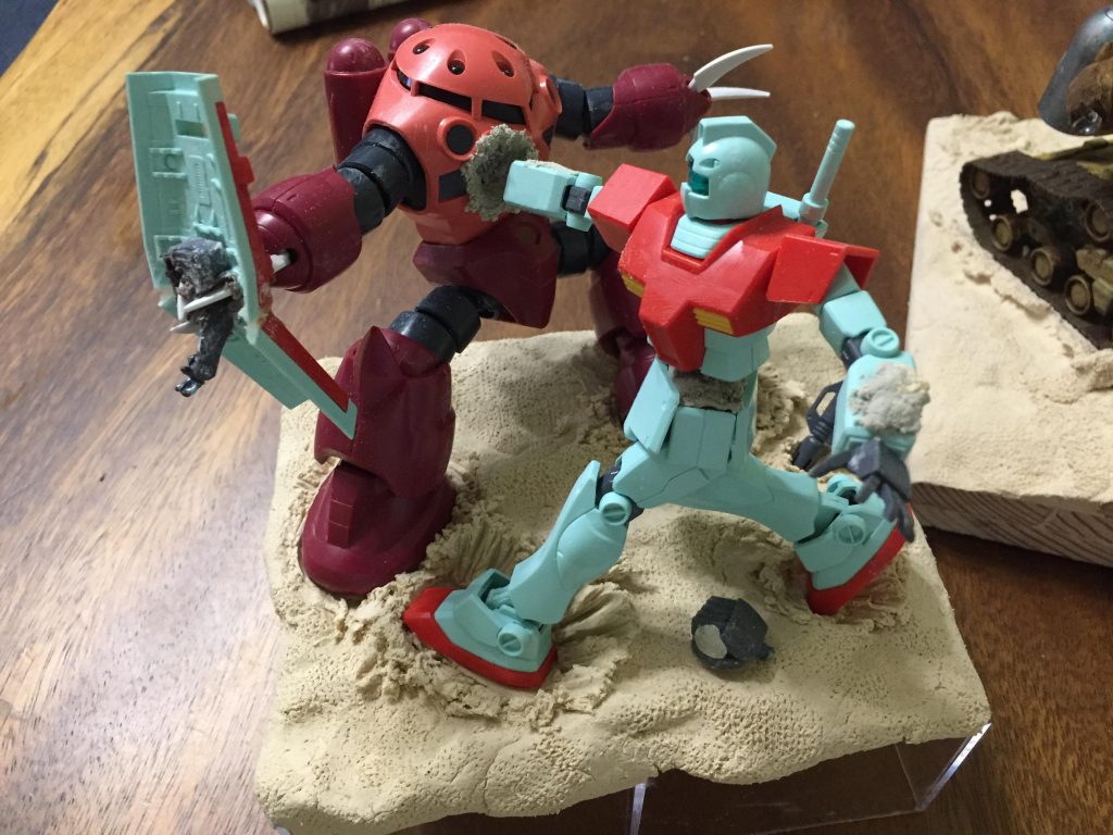 ポージングとバランスに試行錯誤の繰り返しでした。